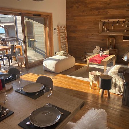 Penthouse L'Ourse Bleue - Sauna Privatif - Acces Direct Aux Pistes Apartment Courchevel Exterior photo