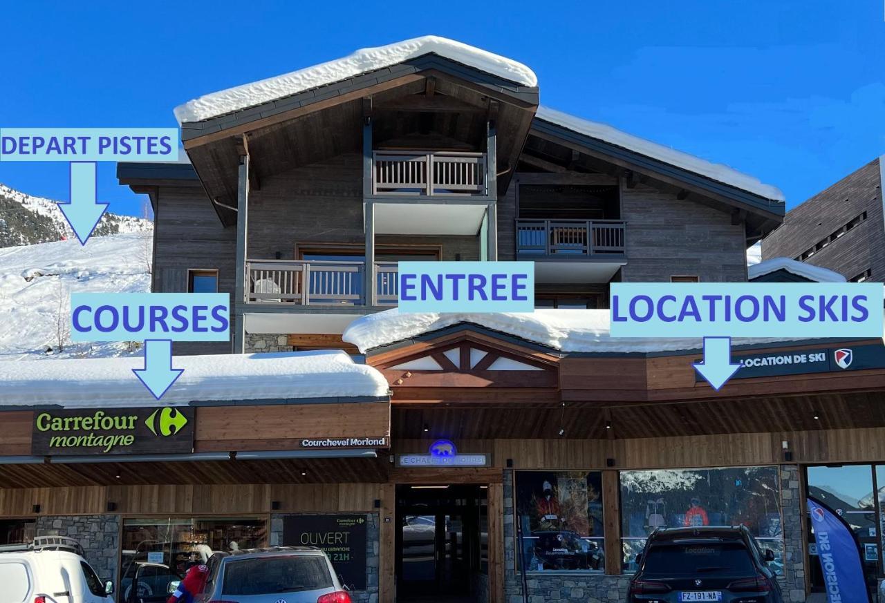 Penthouse L'Ourse Bleue - Sauna Privatif - Acces Direct Aux Pistes Apartment Courchevel Exterior photo