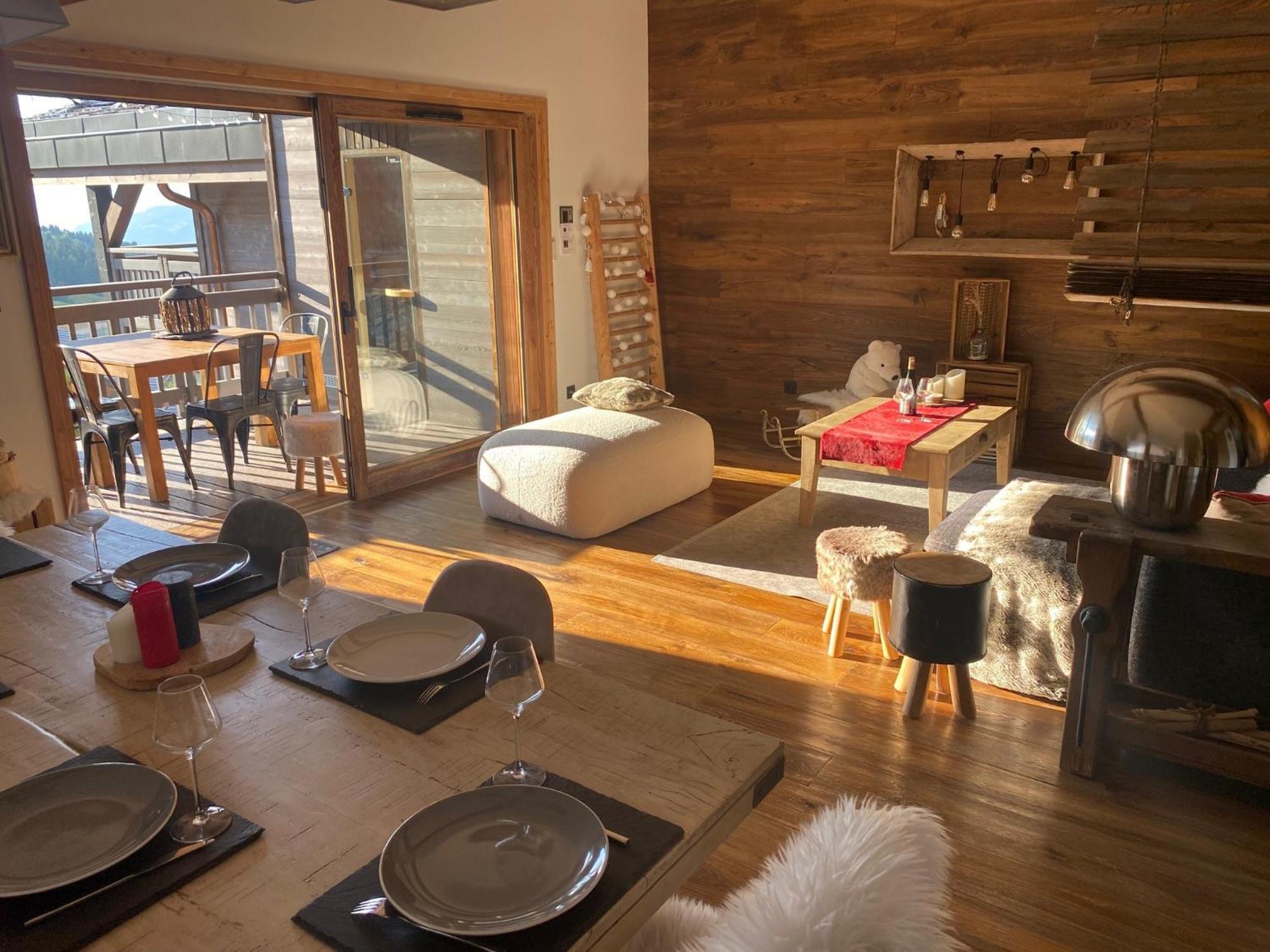 Penthouse L'Ourse Bleue - Sauna Privatif - Acces Direct Aux Pistes Apartment Courchevel Exterior photo